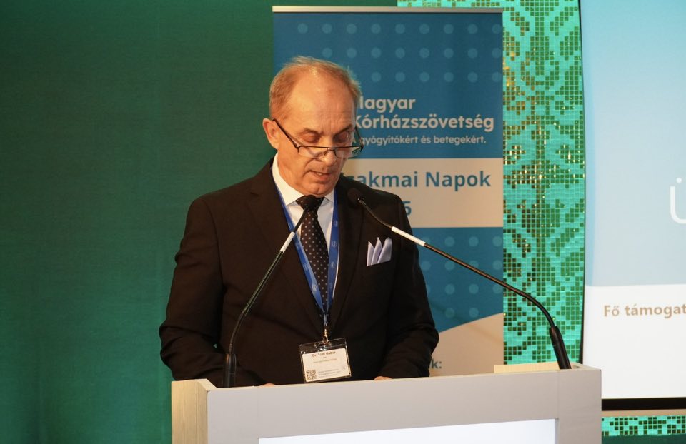 Dr. Tóth Gábor az MKSZ Őszi Szakmai Napok 2025 rendezvényen