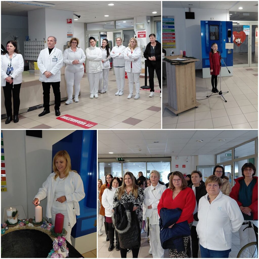 Lezajlott a harmadik adventi gyertyagyújtás a kórházban