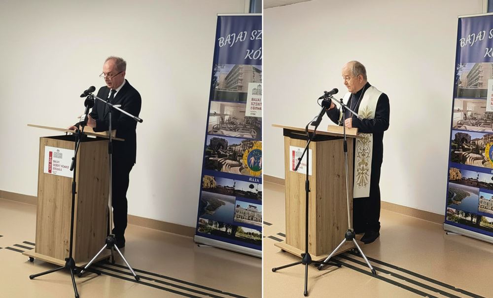 Díszvendégek a CT-MR beruházás átadóján