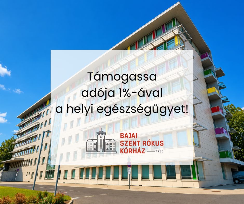 Támogass adója 1%-ával a helyi egészségügyet!