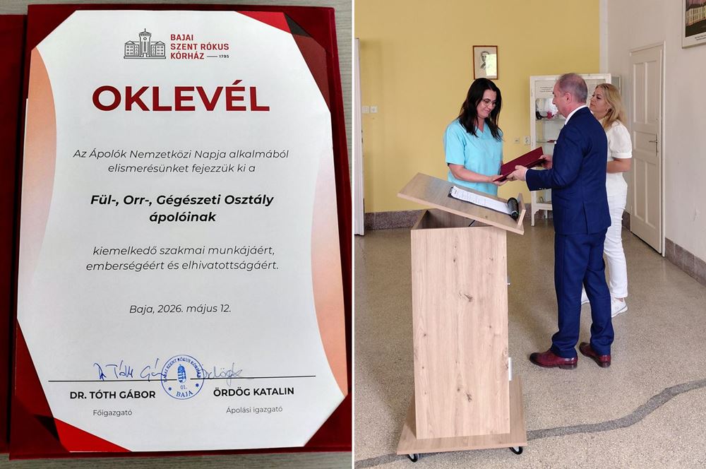 Ápolók Nemzetközi Napja ünnepség a kórházban