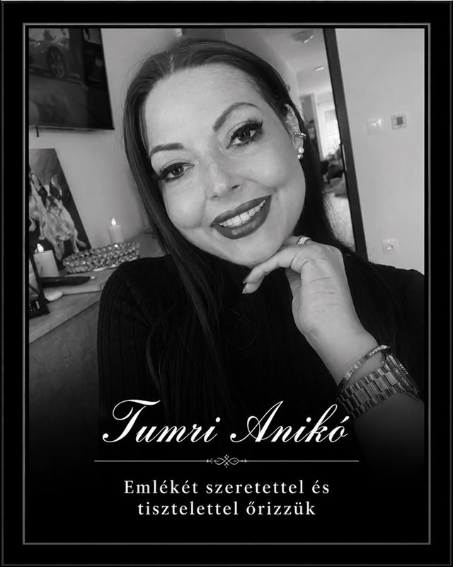 Emlékét őrizzük: Tumri Anikó