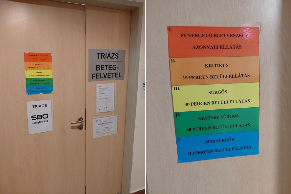 SBO Triázs betegfelvételi helyiség költözése
