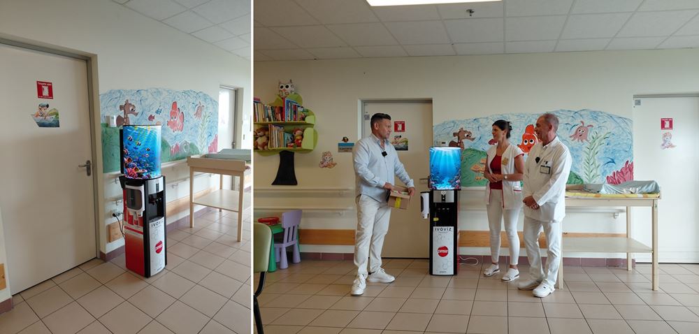 Okos vízautomatát adták az gyerekosztályon