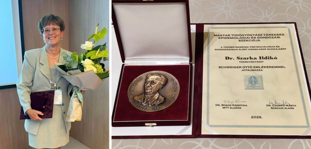Szakmai elismerés dr. Szarka Ildikónak
